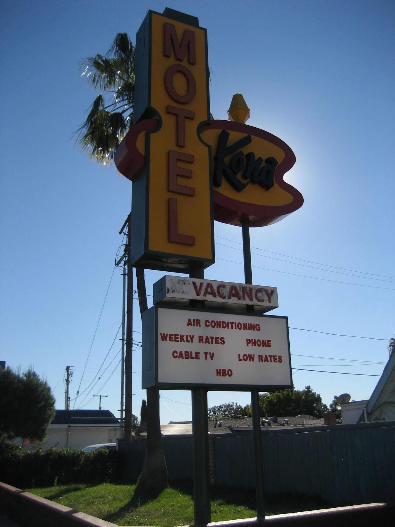 Kona Inn Motel Anaheim Eksteriør billede